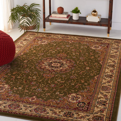 Malayah Klose Oriental Sage/Ivory Area Rug