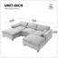 Canapé modulaire 86,5 po Chenille-1465750303