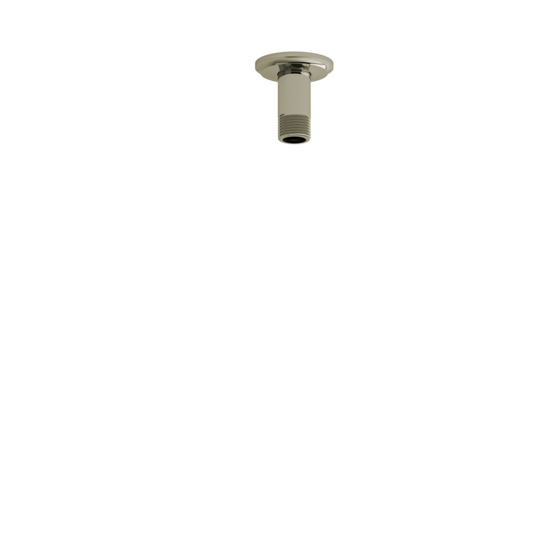 Bras de douche à fixation au plafond 3 po Riobel, Or brossé