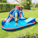 15' x 13' Inflatable Water Slide with Air Blower