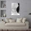 Milwaukee City Map Abstract Contemporary Architecture City Wall Art Print 1 Piece Wrapped Canvas Wall Art-1548306136
