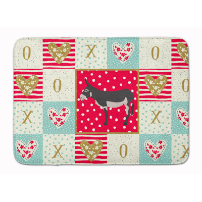 Anvi Patchwork Memory Foam Non-Skid Kitchen Mat