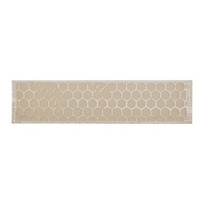 Continental ardoise 12 "x 3" Bullnose carreau garniture en or persan