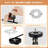 Track Lighting Fixtures Ceiling,4 GU10 Flexible Heads with Dimmable Bulbs