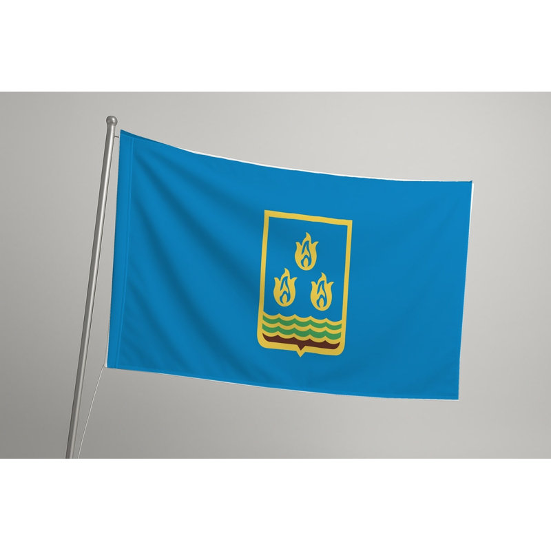 Drapeau de la ville de Bakou — Drapeau extérieur