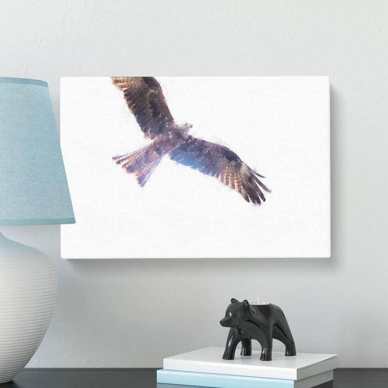 Flying Eagle Painting - Wrapped Canvas, 35cm H x 50cm W x 3cm D
