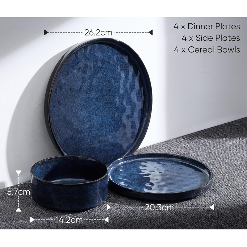 Stoneware Dinnerware - Service for 4