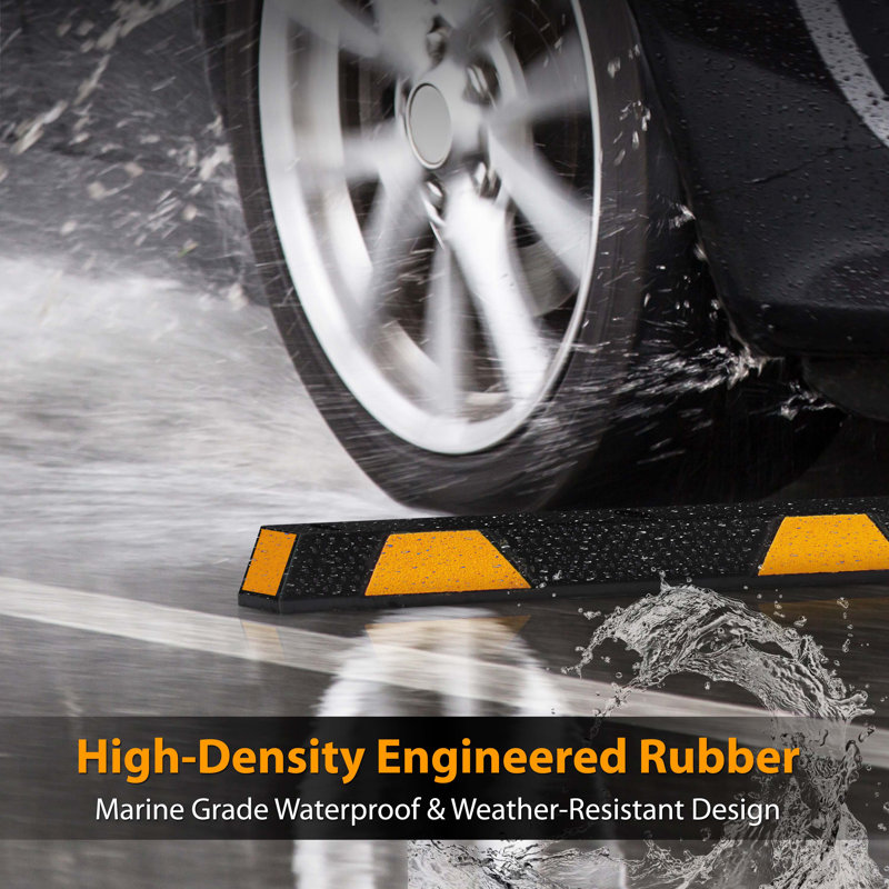         Pyle Rubber 71.5'' L Threshold Ramp 2 Pieces