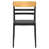 Noir / ambre transparent