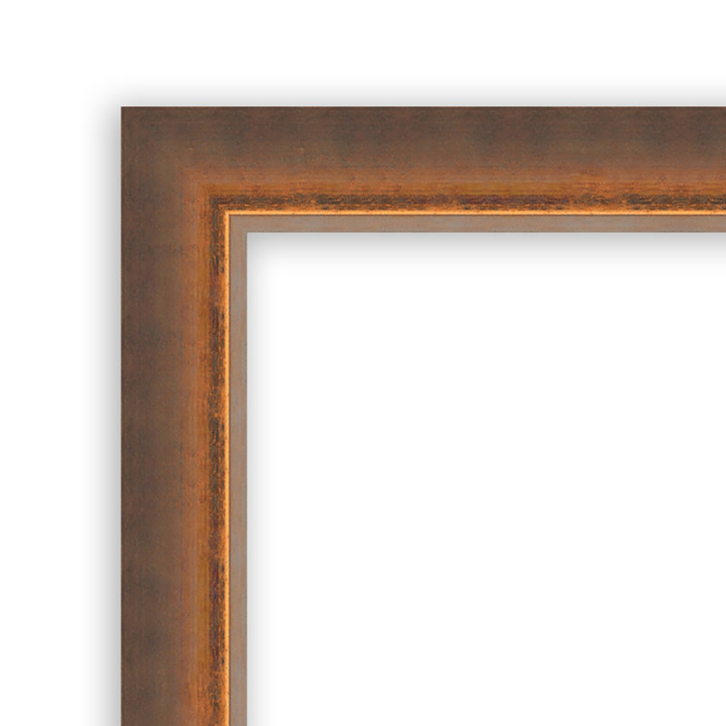 Miroir mural Hallard, Rectangle, 29,25 po x 40,25 po, Bronze
