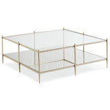 Caracole Classic Glass Coffee Table