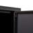 Black Folding Cabinet With Locking Doors, Adjustable Dividers, Ideal For Office Use, Spring Loaded Door And Exquisite Locks Dividers Storage Locker Steel Home Office, Garage,