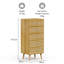 48 cm W Chest of 5 Drawers