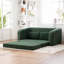 Convertible pliable, revêtement en chenille, mousse haute densité, imperméable et antidérapante, pour grand salon de bureau à domicile