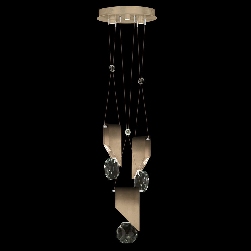 Aria 3 - Light LED Pendant, Soft Ombre Bronze