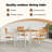 vidaXL DiningTable Brown 35.43 x 35.43 x 29.53 in Solid Teak Wood