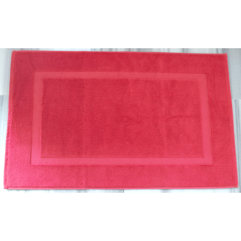 Bamboo Tub Mat, Red