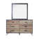 Commode 6 tiroirs avec miroir Anthonio