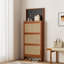 Armoire à chaussures en rotin