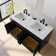 Sebastiano 54'' Double Bathroom Vanity with Engineered Stone Top