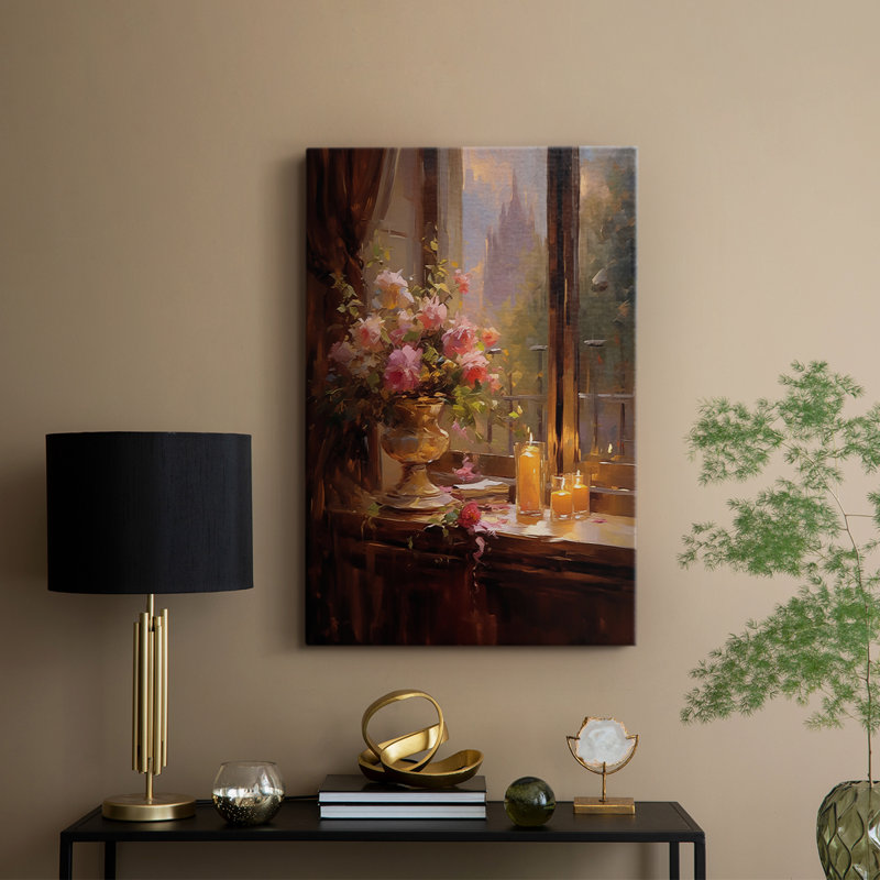 FLORAL Series DCCLXIV - Cavas de galerie sur mesure, H 27 po x l 18 po