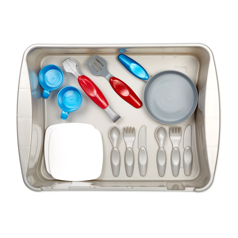 Preschool Play Kitchen Set with Kitchen Accessories