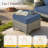 Adams 9- Person Outdoor Wicker Patio Sofa Seating Group With Swivel Rocking Chairs, Ottomans And Cushions-697585618-697585620