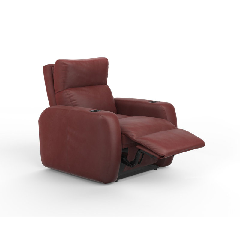 Leather Recliner, Cetus Fire