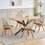 Dining Chairs - Nordic Style Dining Chair - Mesh Backrest - Solid Wood Legs-367318923-342771805