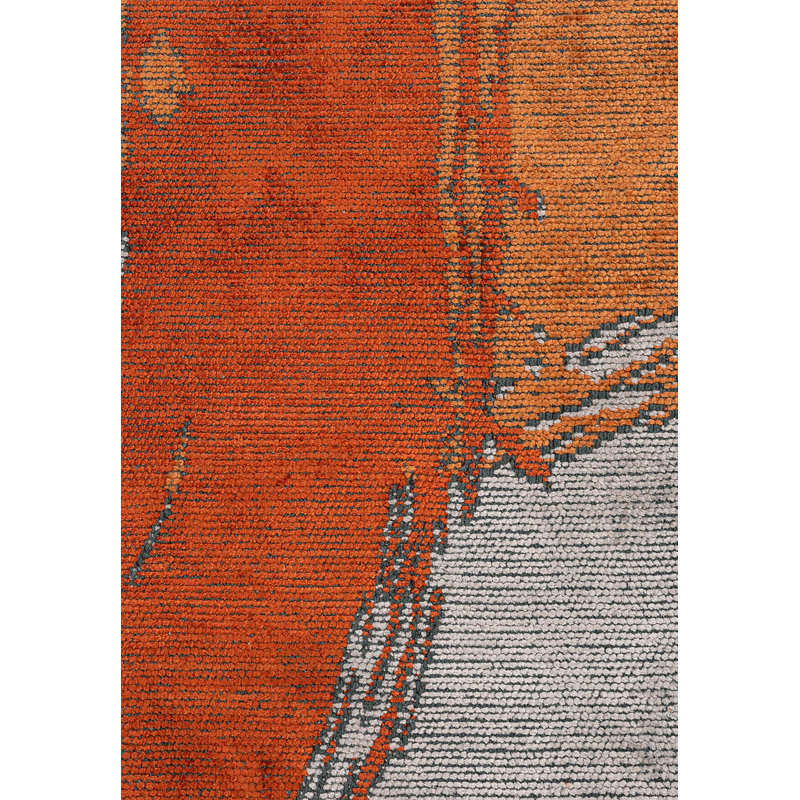 Modern Abstract Art Paint Splash, Rectangle 7'10" x 11'2"