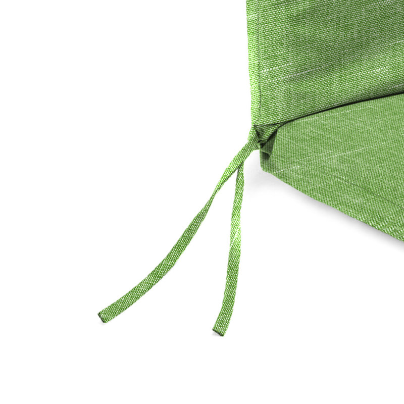 21" x 44" Outdoor Chair Cushion with Ties and Loop, Tory Palm