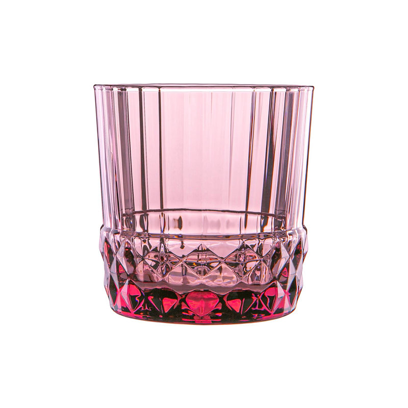 America '20s Whisky Glasses, 300mL, Pink, 6