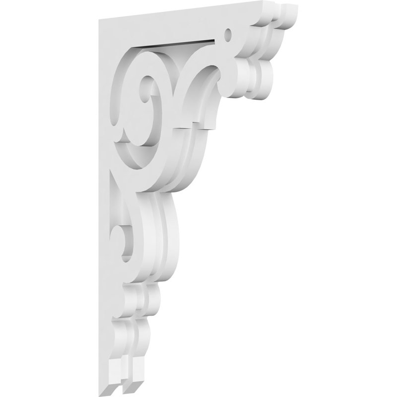 Corbeau en PVC de qualité architecturale Hurley, H 14 po x l 8 po x P 1,875 po