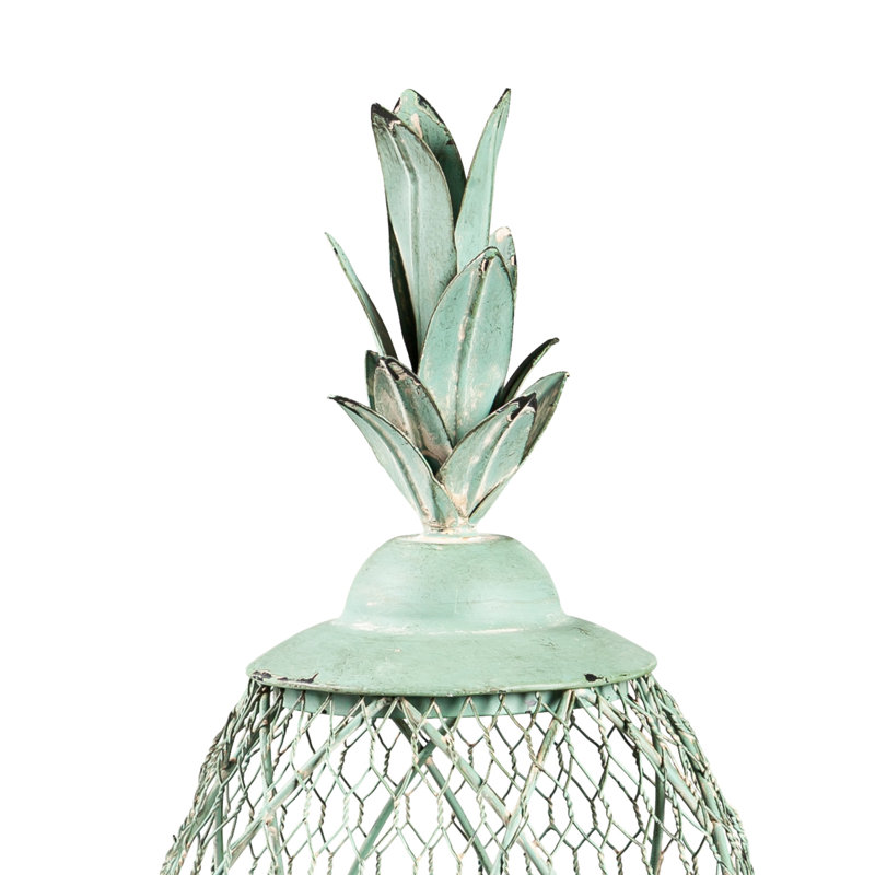 Pineapple Metal Lantern 2 Piece Collection 