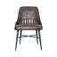 Galway Dining Chair In Antique Whiskey Leather