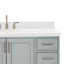 Meuble-lavabo simple avec plateau Abshire 55-93359357