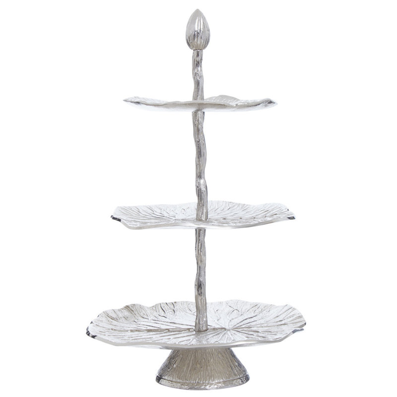 Richy Tiered Stand, Silver