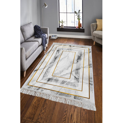 Luxurious Velvet Area Rug, 5.2 x 7.5 ft | 100% Velvet Fabric, 100% Cotton Sole, 0.4 in Pile Height | Antibacterial, Non-Slip, Machine Washable | Elegant 3D Digital Print, Perfect for Living Room & Bedroom Décor