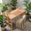 Elowen 51" Solid Ash Wood Writing Desk