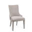 Chaise parsons en lin Delaney