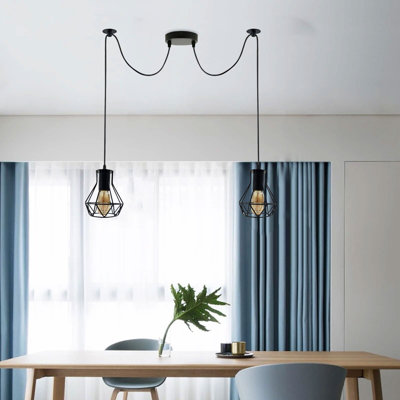 Chaela 2 - Light Black Cluster Pendant
