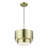 Acklin 1 Light Antique Brass Pendant-2126918822-2126918816