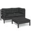 Jaydelin Solid Wood 2 - Person Seating Group with Cushions-1682736194-1682736198