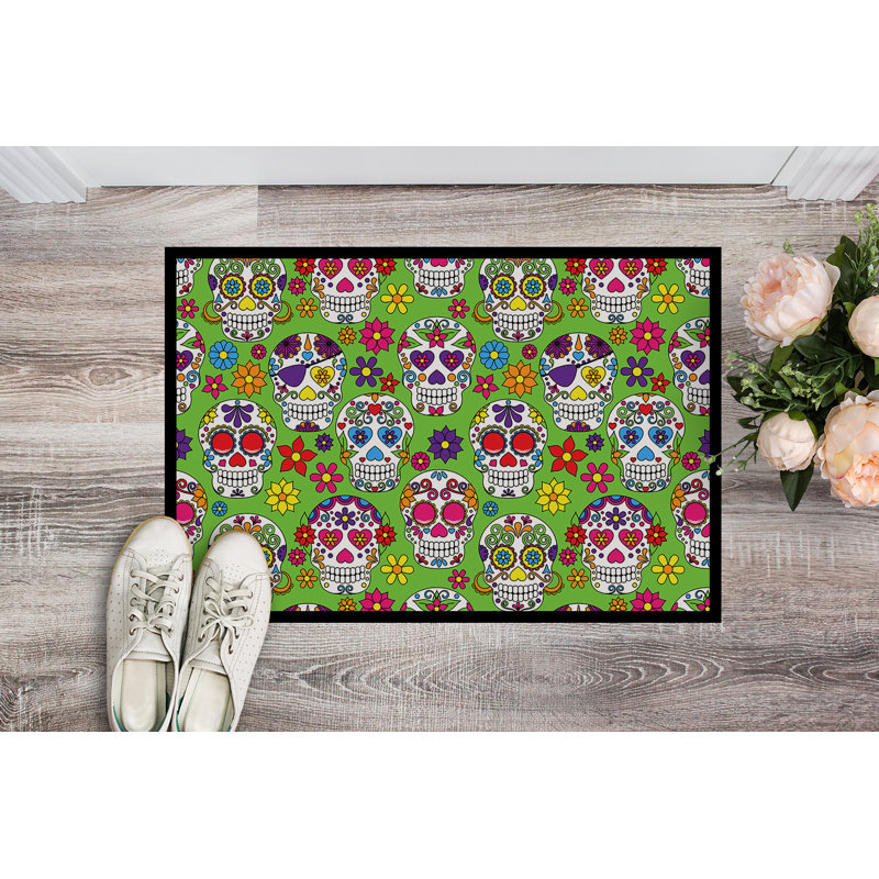 Tapis d'intérieur antidérapant, Vert, Rectangle 24 po x 36 po