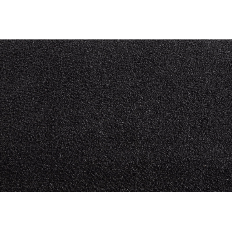 Vera95"W Black Teddy Fleece Reversible Sleeper Sectional Sofa With Storage Chaise