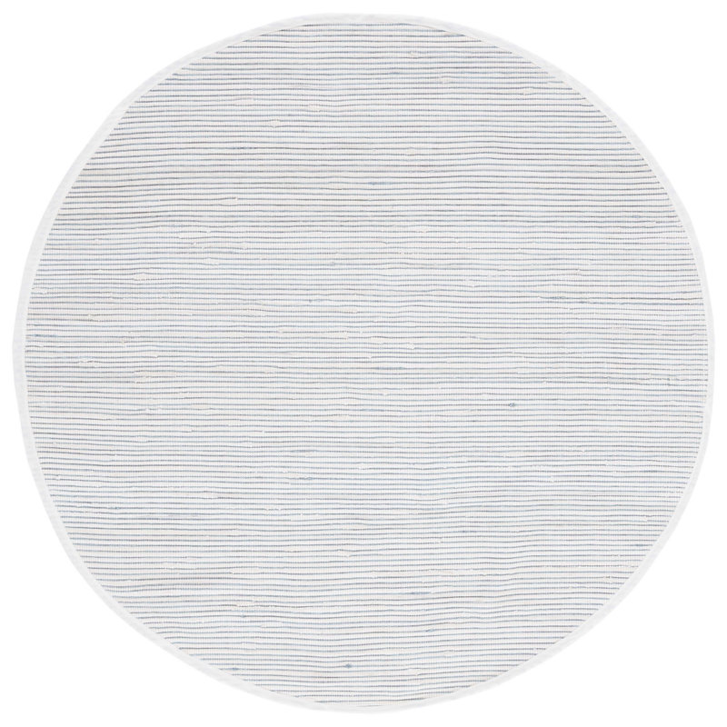 Montauk Flat Weave Cotton Rug, Round 6'