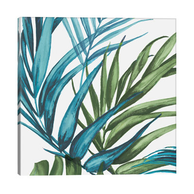 Palm Leaves II by Eva Watts - Painting on Canvas