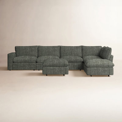 Zisa Modular Upholstered L-Sectional