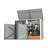 Garbage Bin Shed Stores 2 Trash Cans Metal Outdoor Bin Shed For Garbage Storage,54 Cubic Feet Of Space,Stainless Galvanized Steel, Bin Shed For Garden Yard Lawn,Grey-121497908