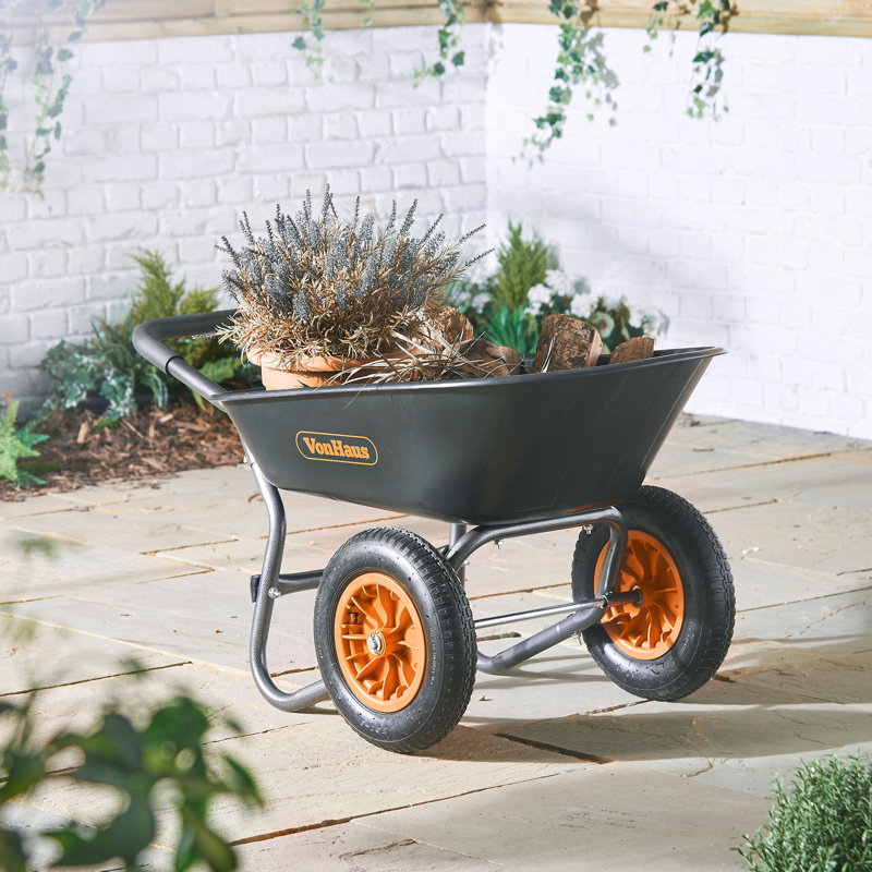 65cm H x 125cm W x 70cm D 100kg Hand Truck Trolley